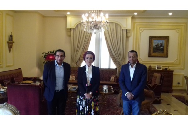 الشيخ حمد بن جابر مبارك الصباح الامين العام للمجلس العربي الافريقي للتكامل والتنمية ضمن برنامج وخطط المجلس للتعاون العربي الافريقي المشترك